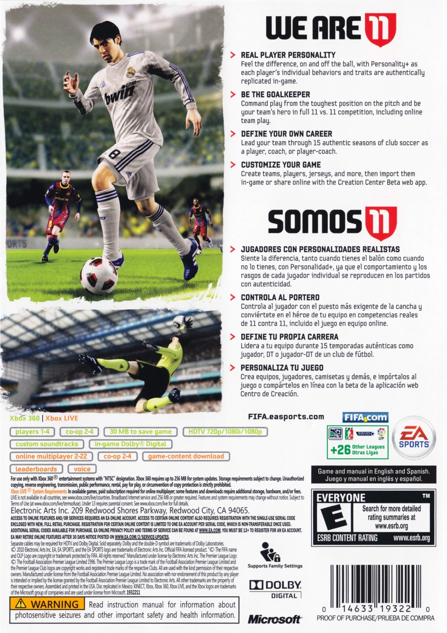 video game FIFA Soccer 11 Image