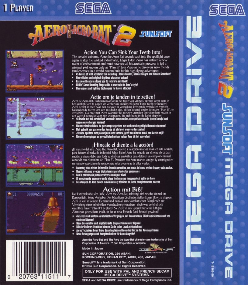 video game Aero the Acro-Bat 2 Image