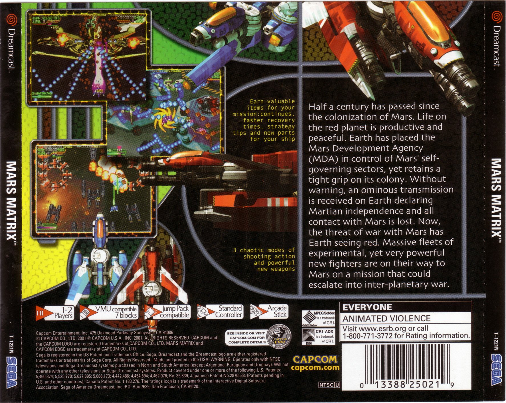 video game Mars Matrix Image