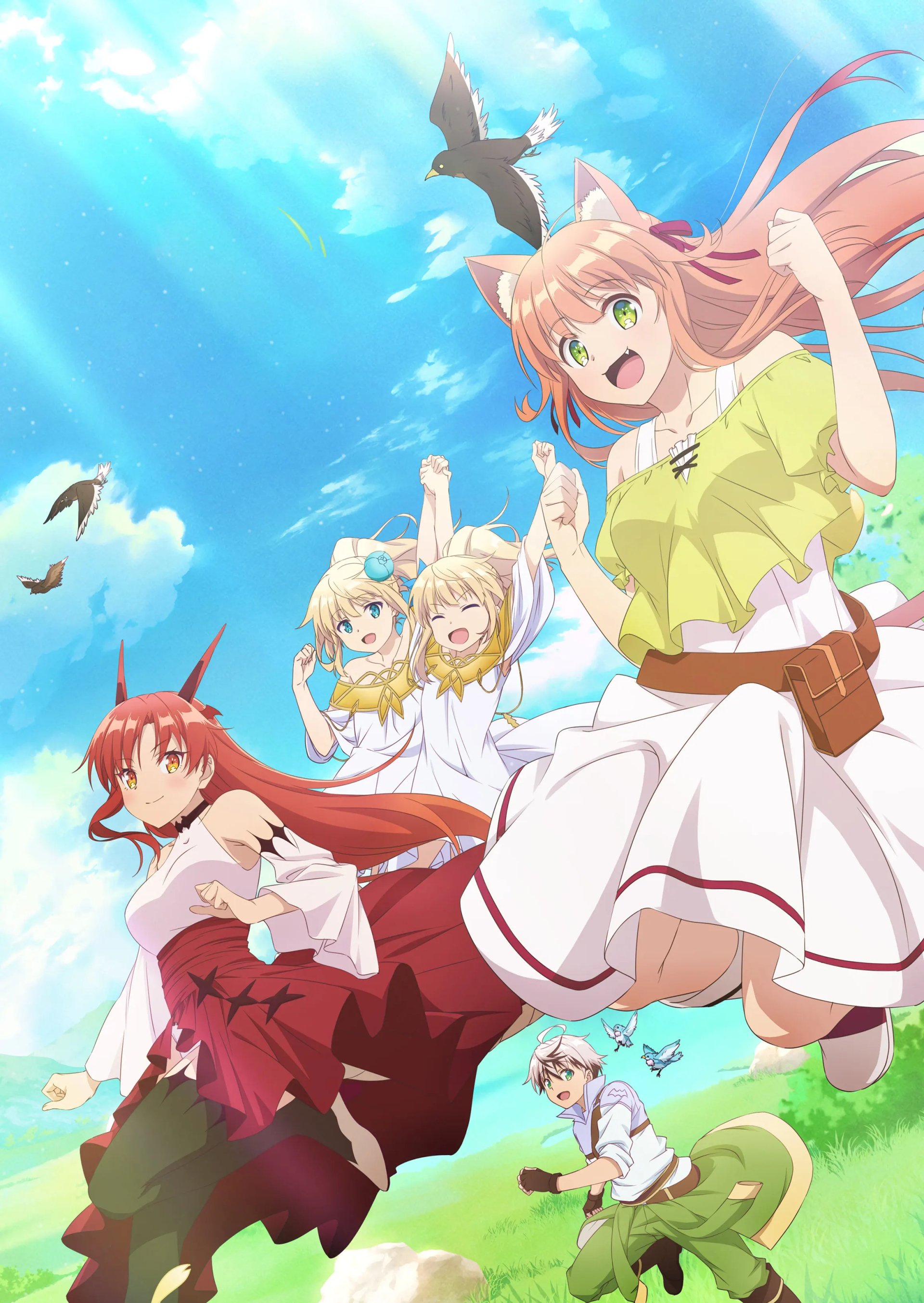 Runa (Beast Tamer) Sora (Beast Tamer) Rein Shroud (Beast Tamer) Tania (Beast Tamer) Kanade (Beast Tamer) Anime Beast Tamer Image