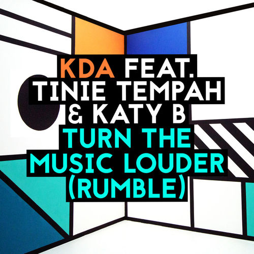 KDA - Turn The Music Louder (Rumble) Album Cover