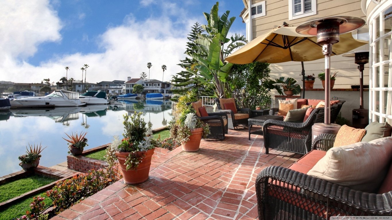 man made patio Image