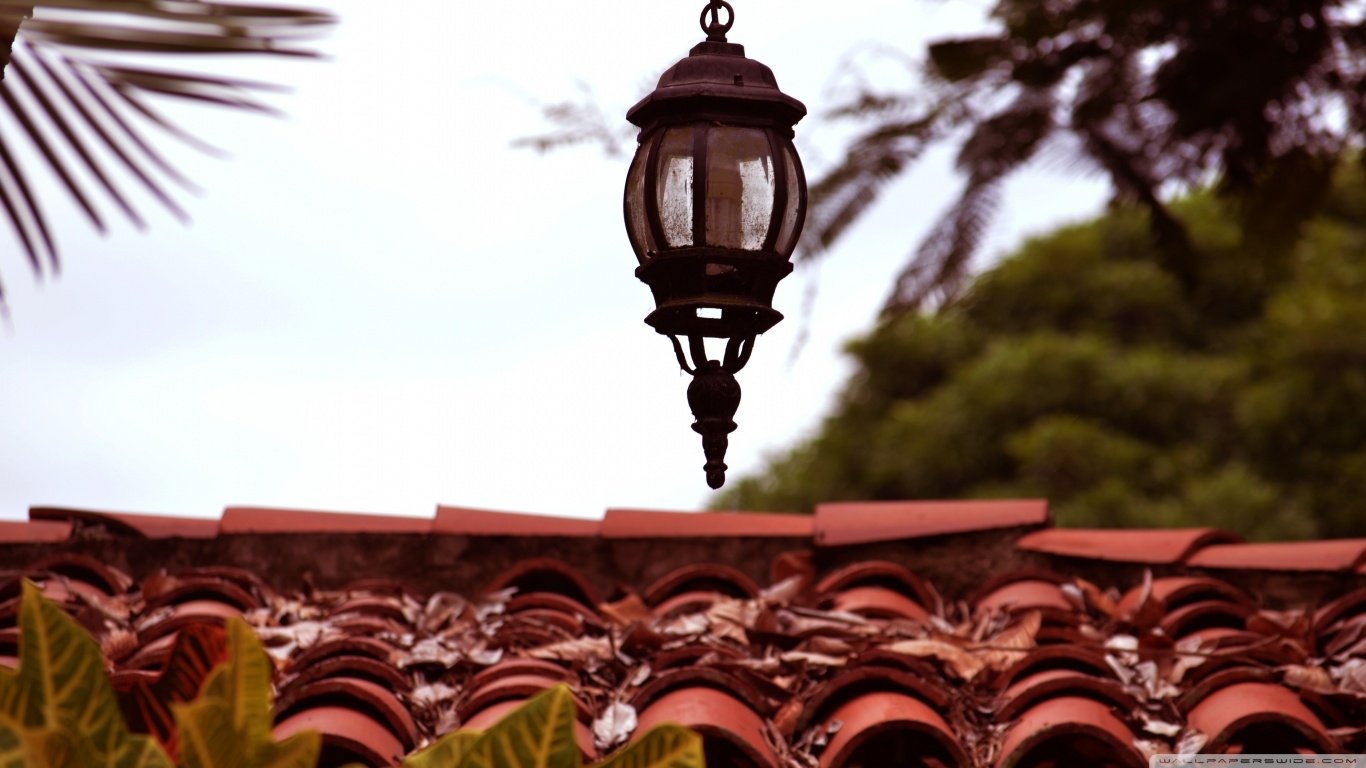 man made lamp Image