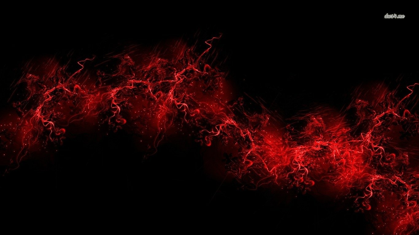 Crimson Currents: A Dance of Abstract Red Energy