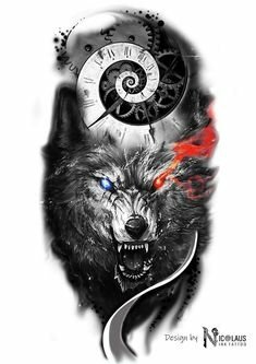 Time fantasy wolf Image