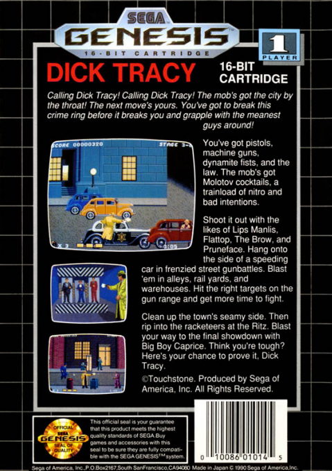 video game dick tracy Image