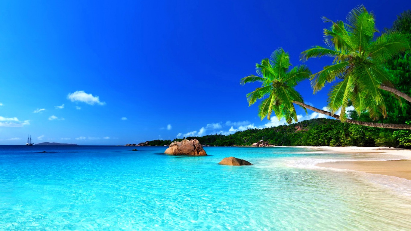 Beach deals wallpaper 1366x768