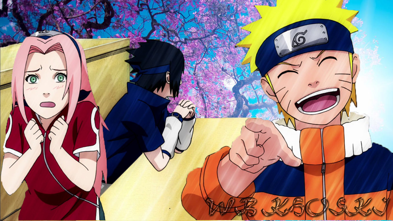Naruto, sasuke, sakura team 7 by WB KHOSKI by wbkhoski