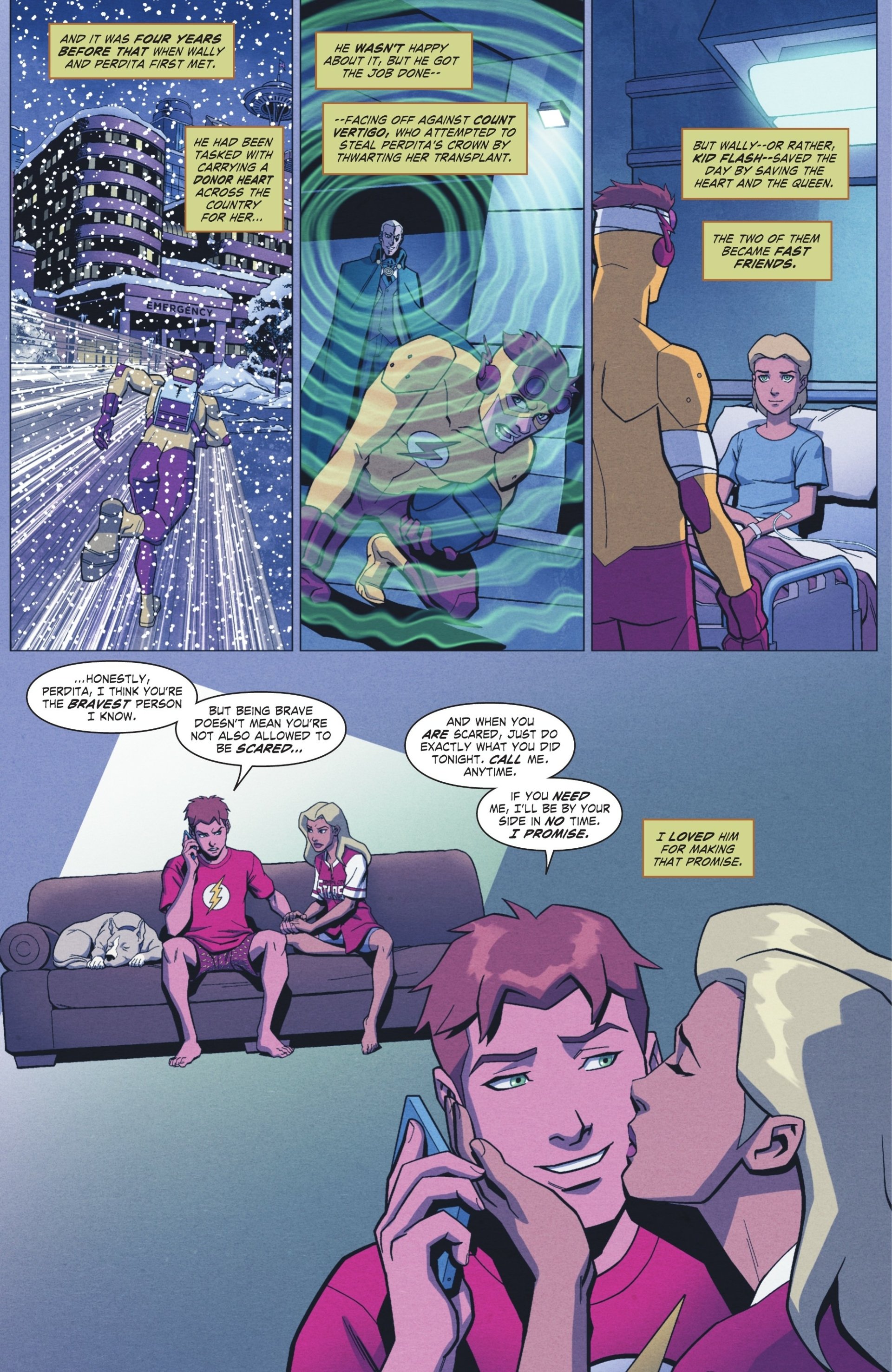 Perdita Vladek Kid Flash Artemis Crock Wally West Comic Young Justice Image