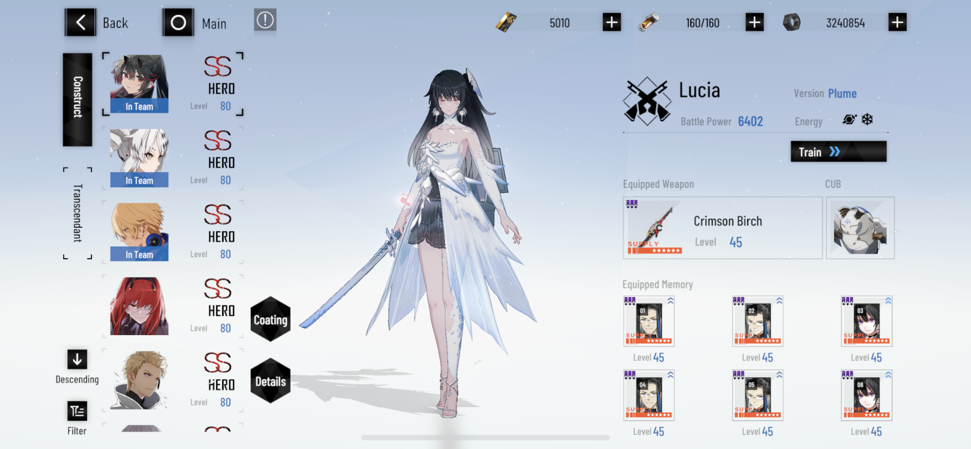 Lucia (Punishing: Gray Raven) video game Punishing: Gray Raven Image