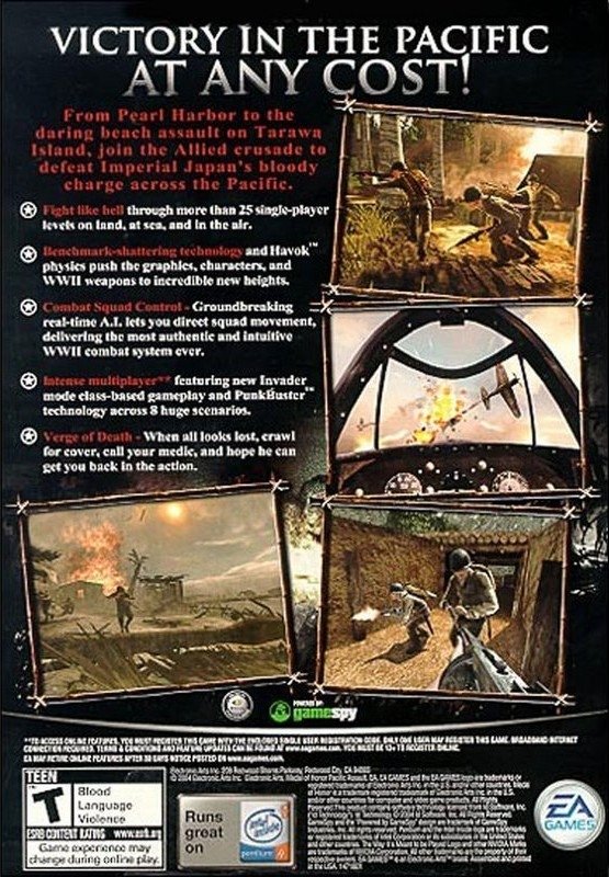 video game Medal of Honor: Pacific Assault Image