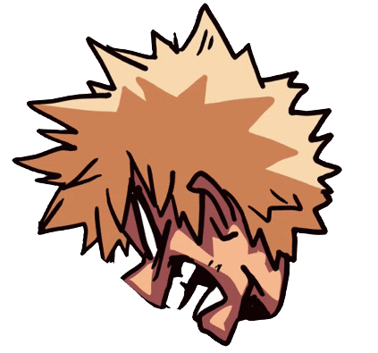 bakugo sticker - Image Abyss