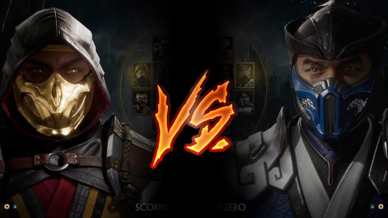 sub zero vs scorpion mk9