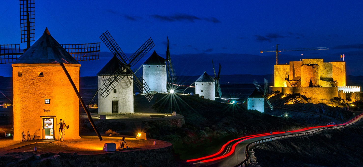 Manchego Windmills in Consuegra, Toledo (Spain)