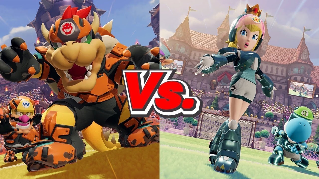Bowser (Comets) Vs. Peach (Bolts) ⚽🎮 by Xgamer 744