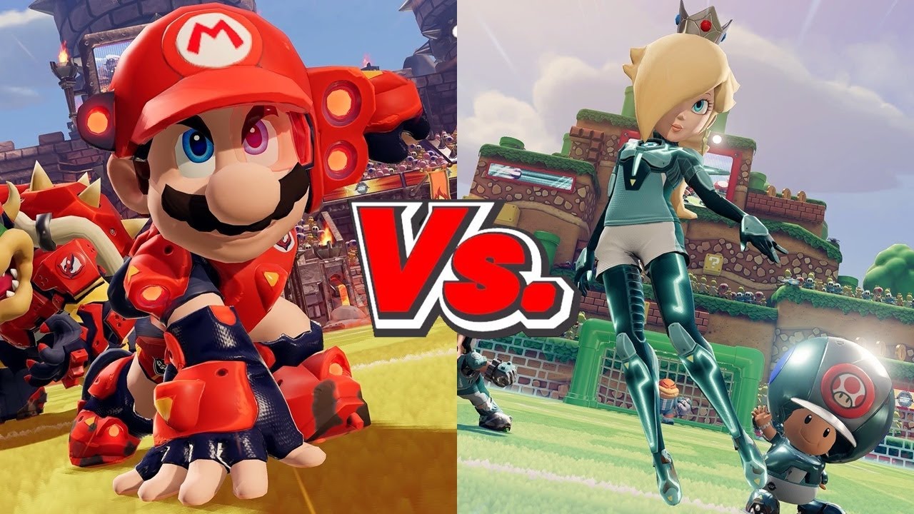 Luigi (Warriors) Vs. Rosalina (Bolts) ⚽🎮 by Xgamer 744 - Image Abyss