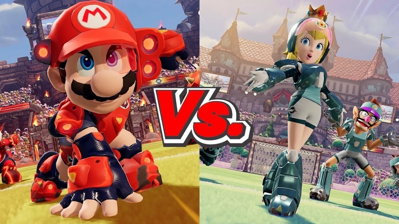  Mario (Rockets) Vs. Peach (Bolts)