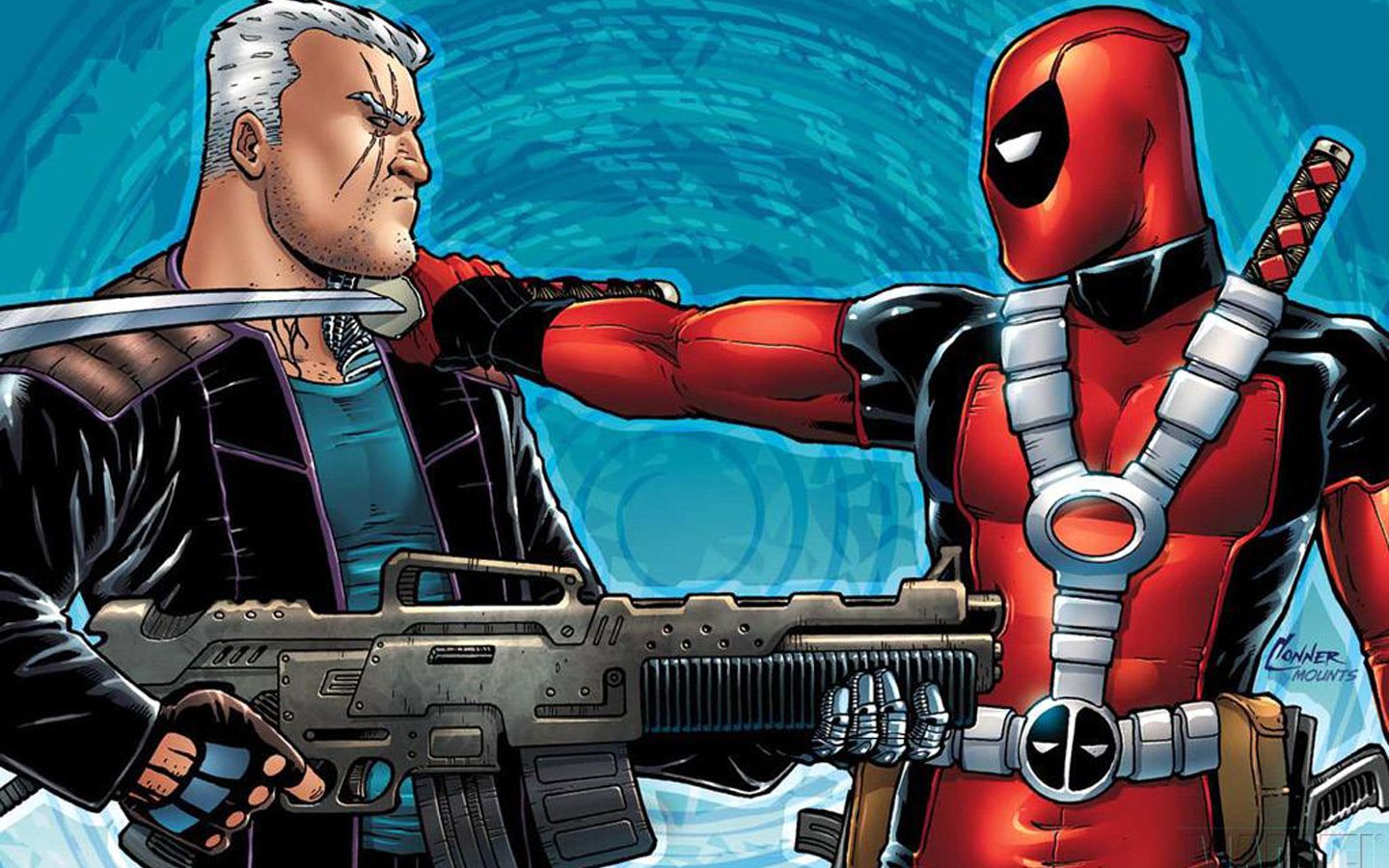 Deadpool Cable (Marvel Comics) Comic Cable & Deadpool Image