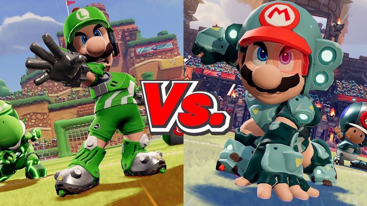 Luigi (Warriors) Vs. Mario (Bolts) ⚽🎮 by Xgamer 744