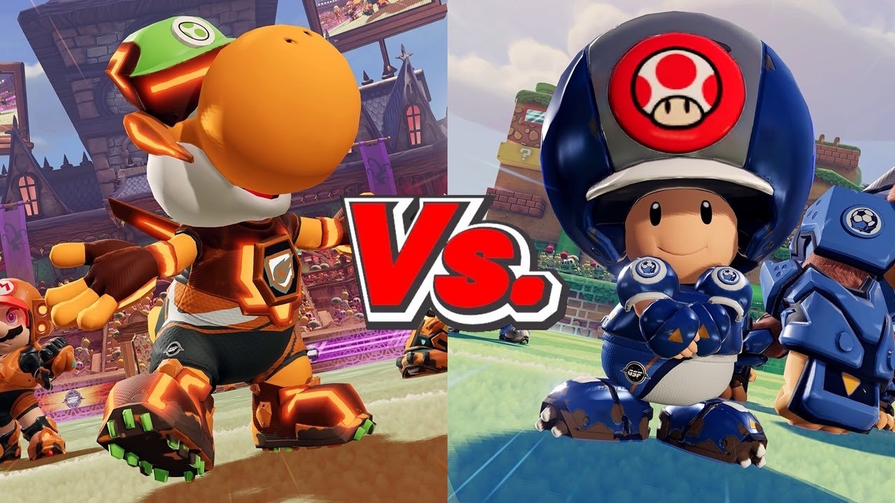 Yoshi (Comets) Vs. Toad (Crowns) ⚽🎮 by Xgamer 744
