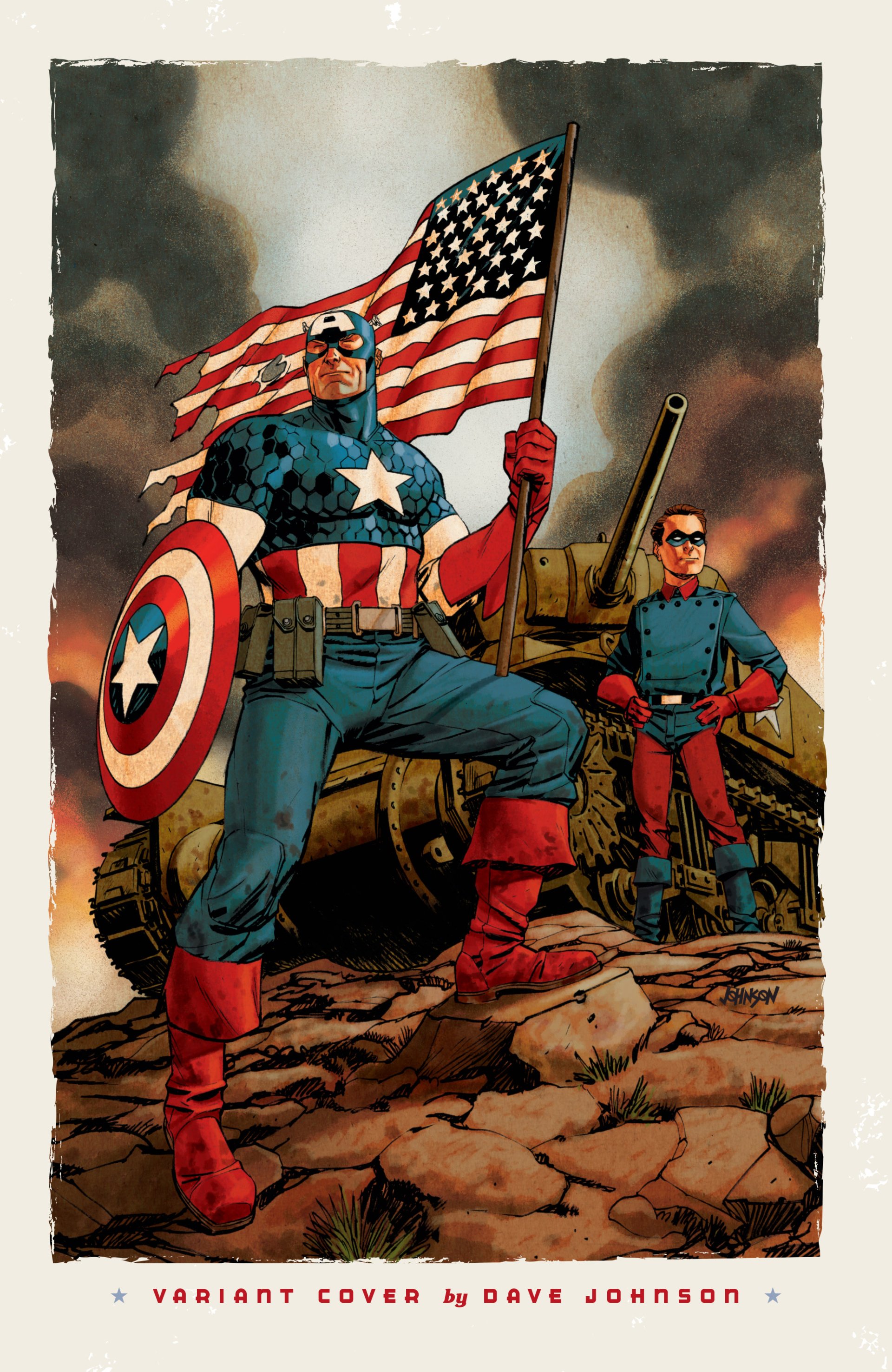 Comic Captain America: White Image