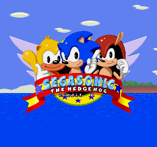 video game SegaSonic the Hedgehog Image