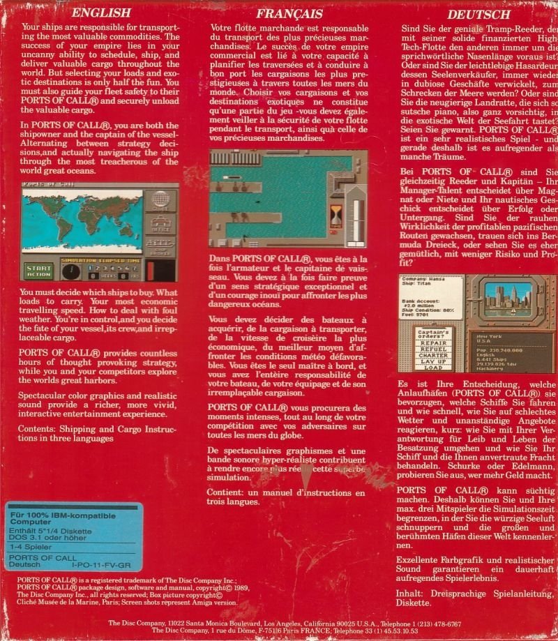 video game Ports of Call Image