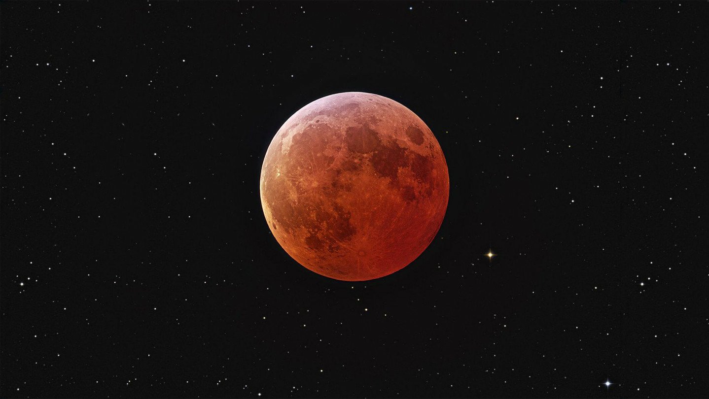 blood moon nature moon Image