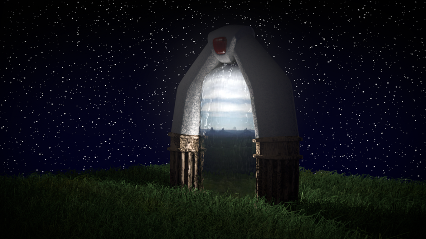 Portal at night by PyroDragoness