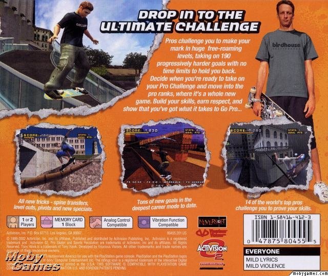 video game Tony Hawk's Pro Skater 4 Image
