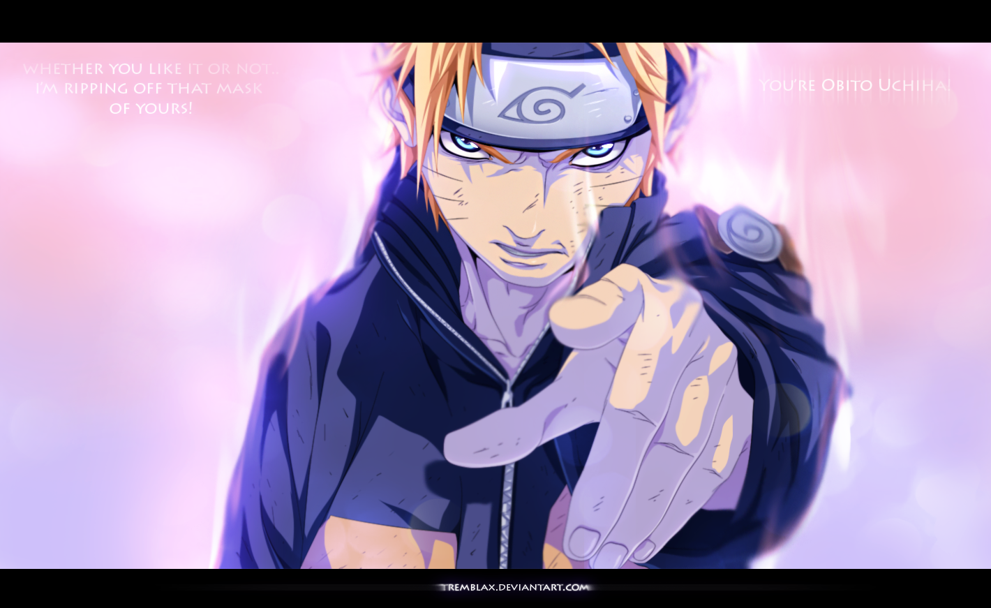 Naruto Uzumaki from the anime Naruto, shown with intense focus and chakra energy glowing around him, reaching forward with determination.