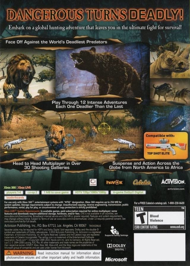 video game Cabela's Dangerous Hunts 2011 Image