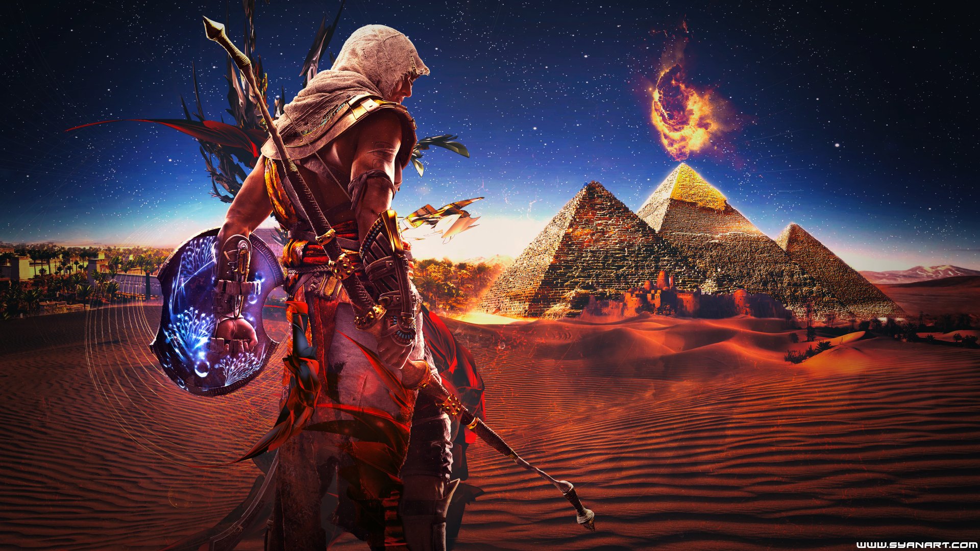 Download Video Game Assassin's Creed Origins Egyptian Warrior Image