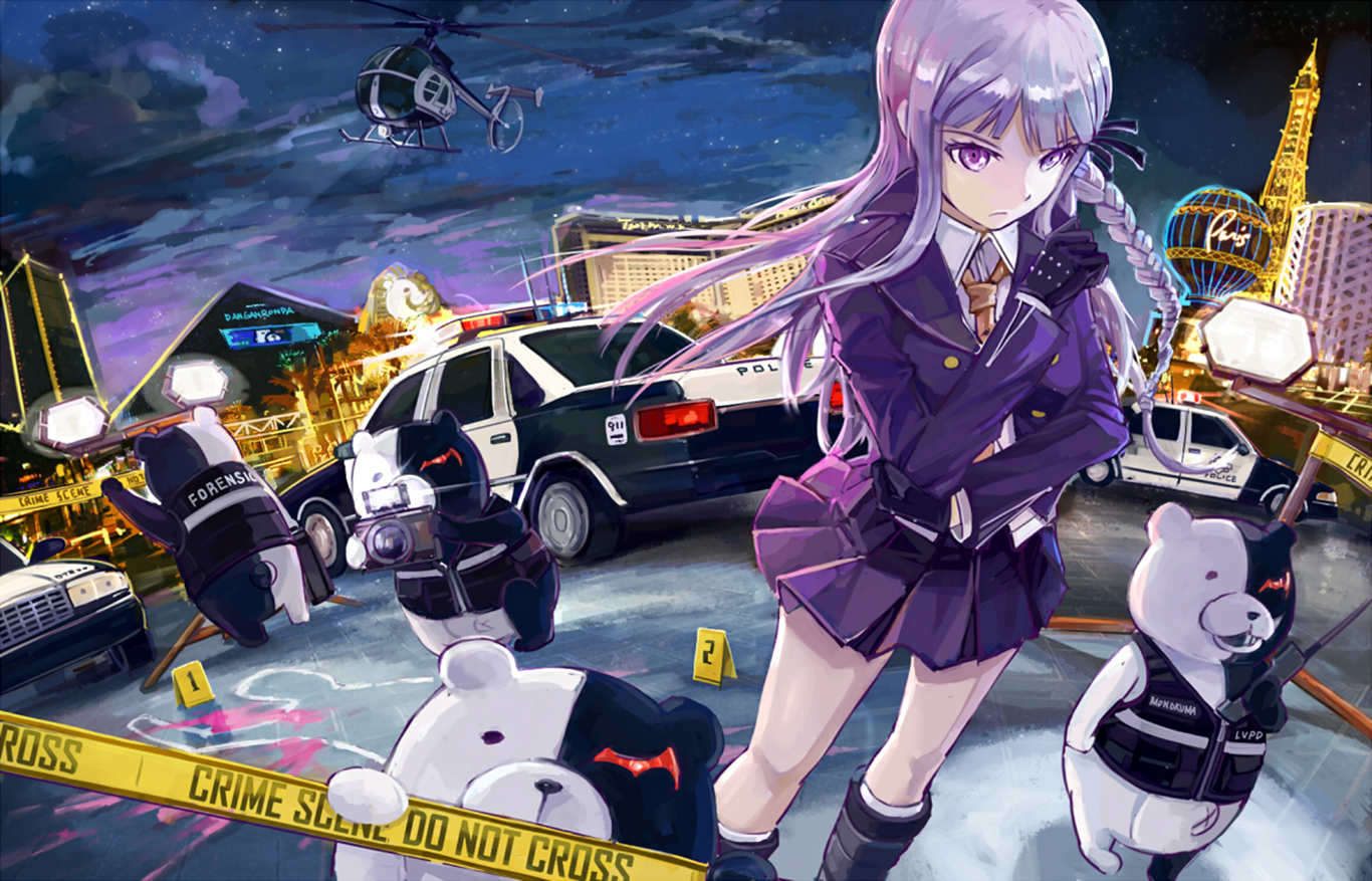 Kyoko and Monokuma