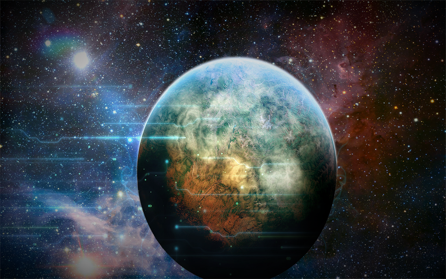 Sci Fi planet Image