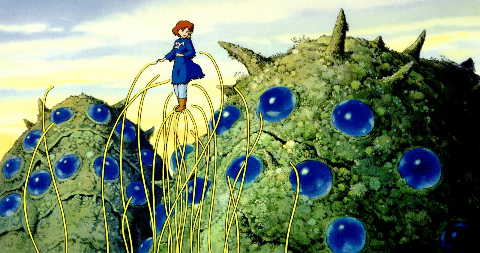 Nausicaa of the Valley — Wind-Born Warrior (Anime), image size:1600x843
