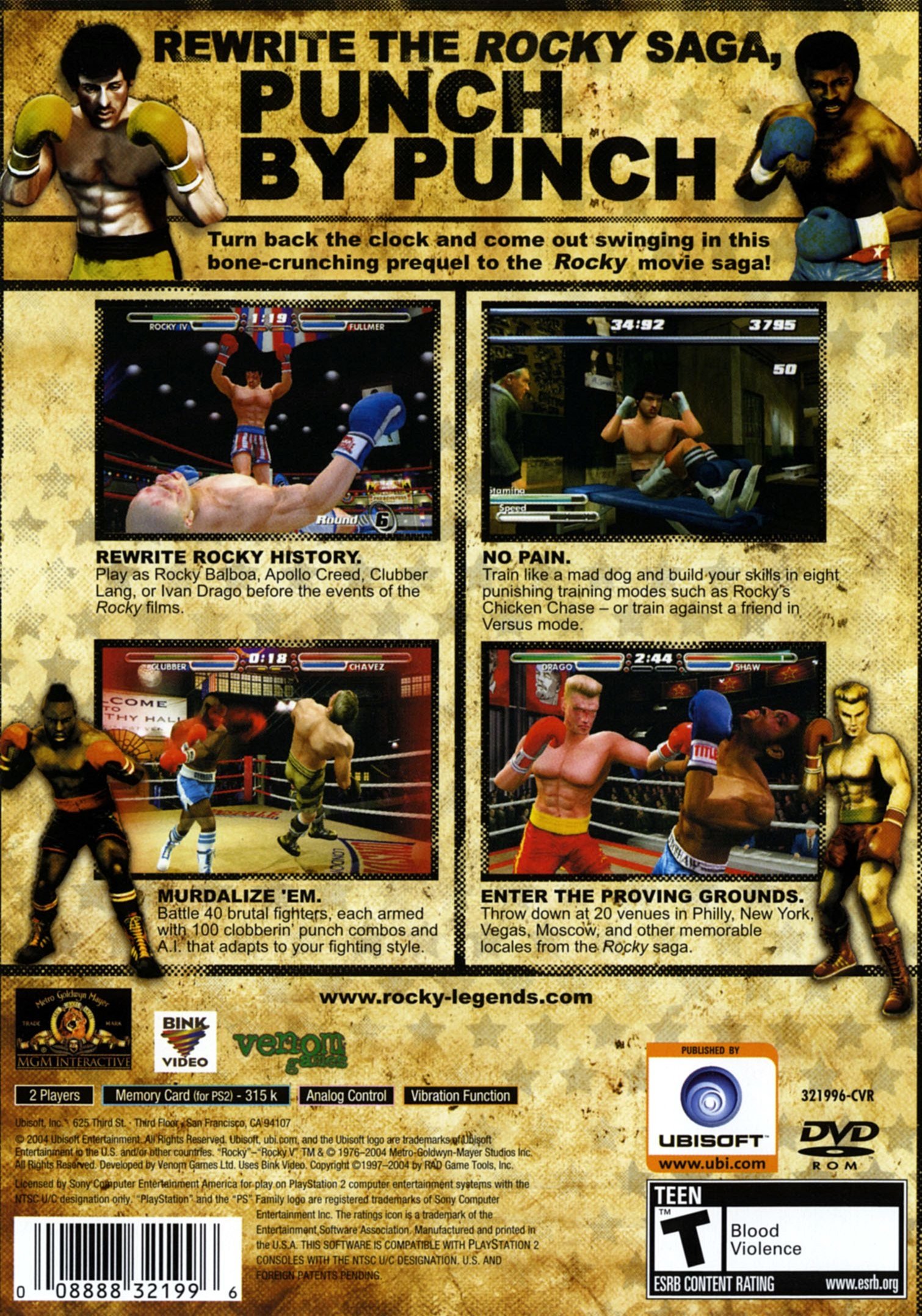 video game Rocky Legends Image