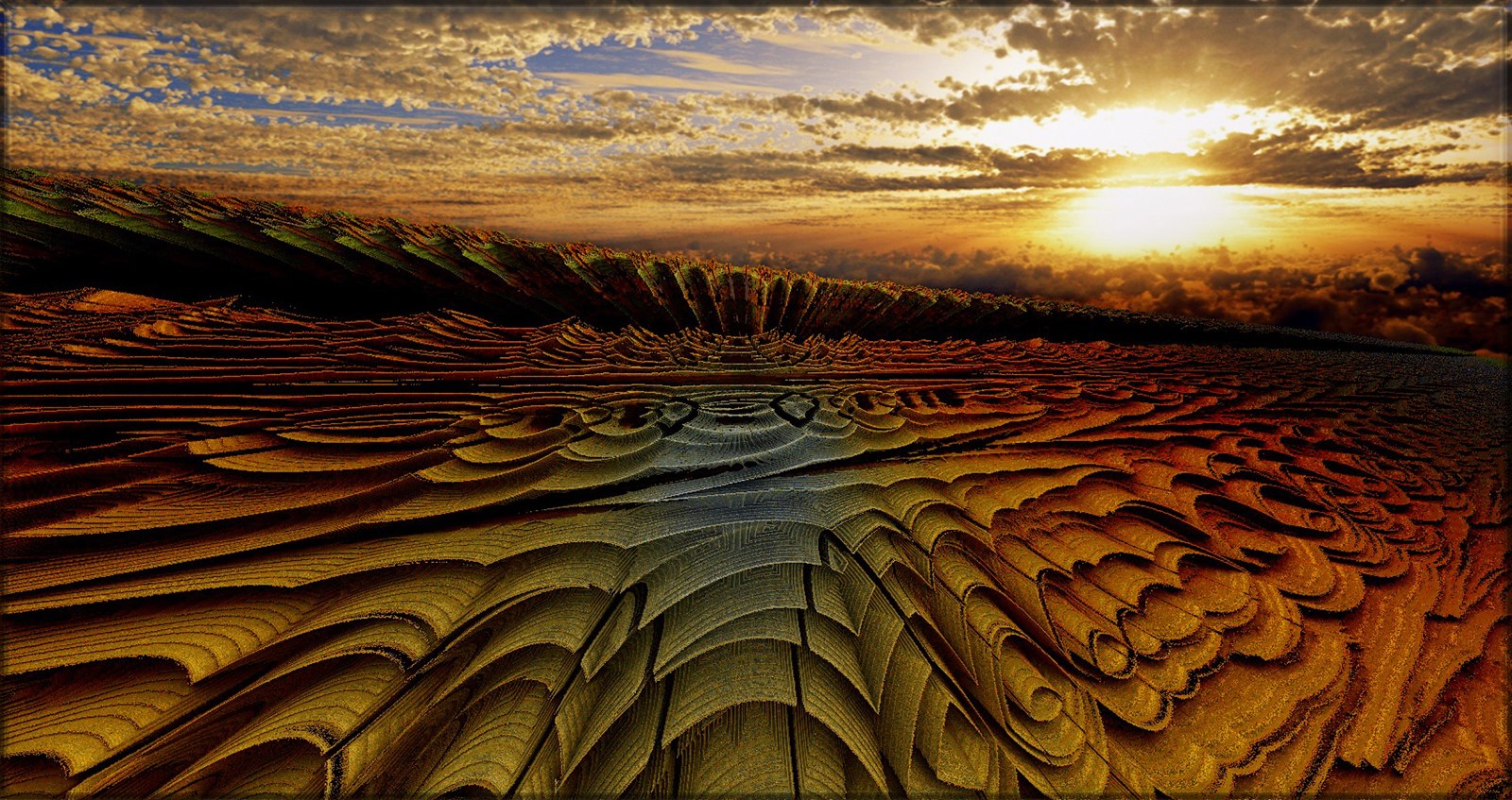 Crossing A Desert Land by doriano