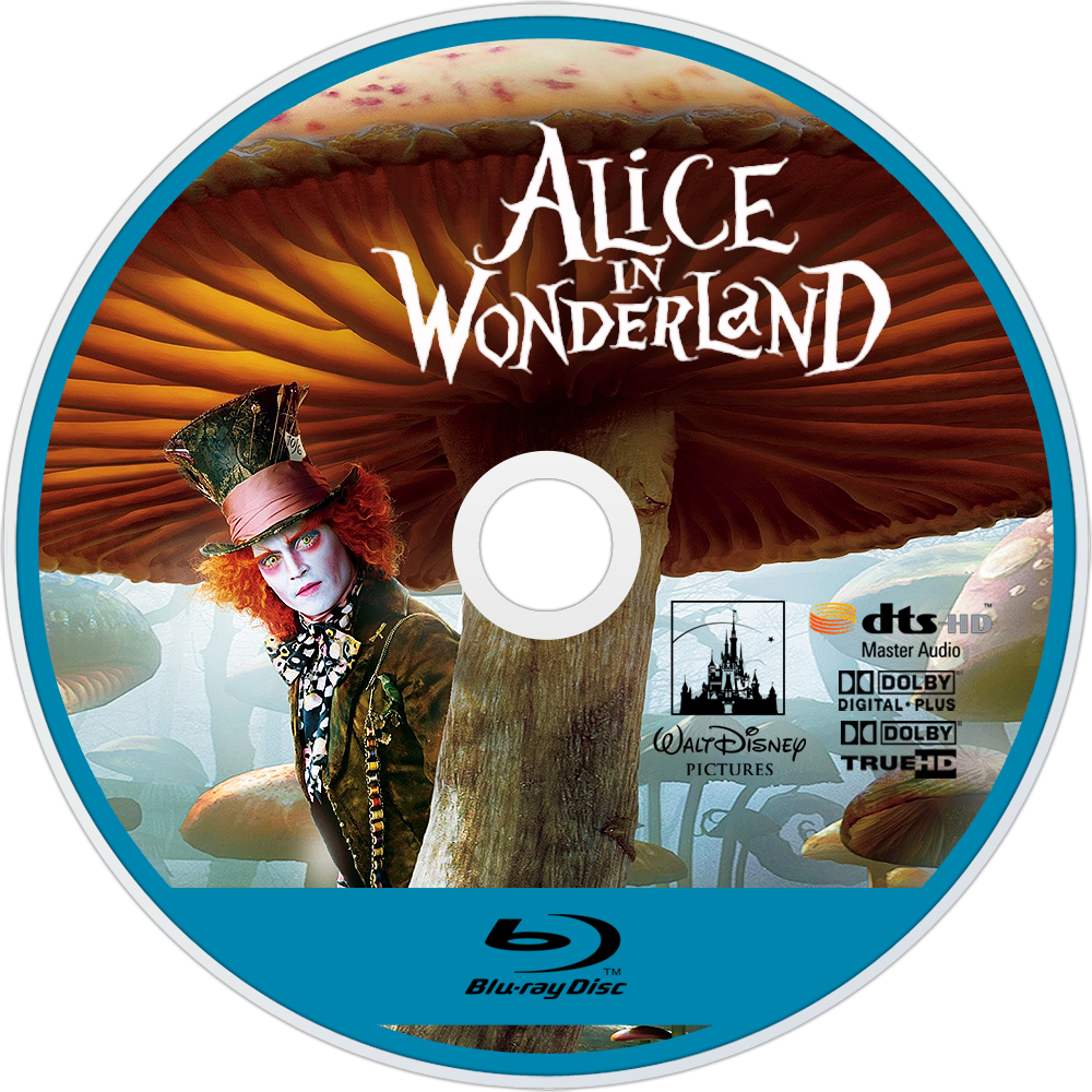 alice in wonderland 2010 dvd cover