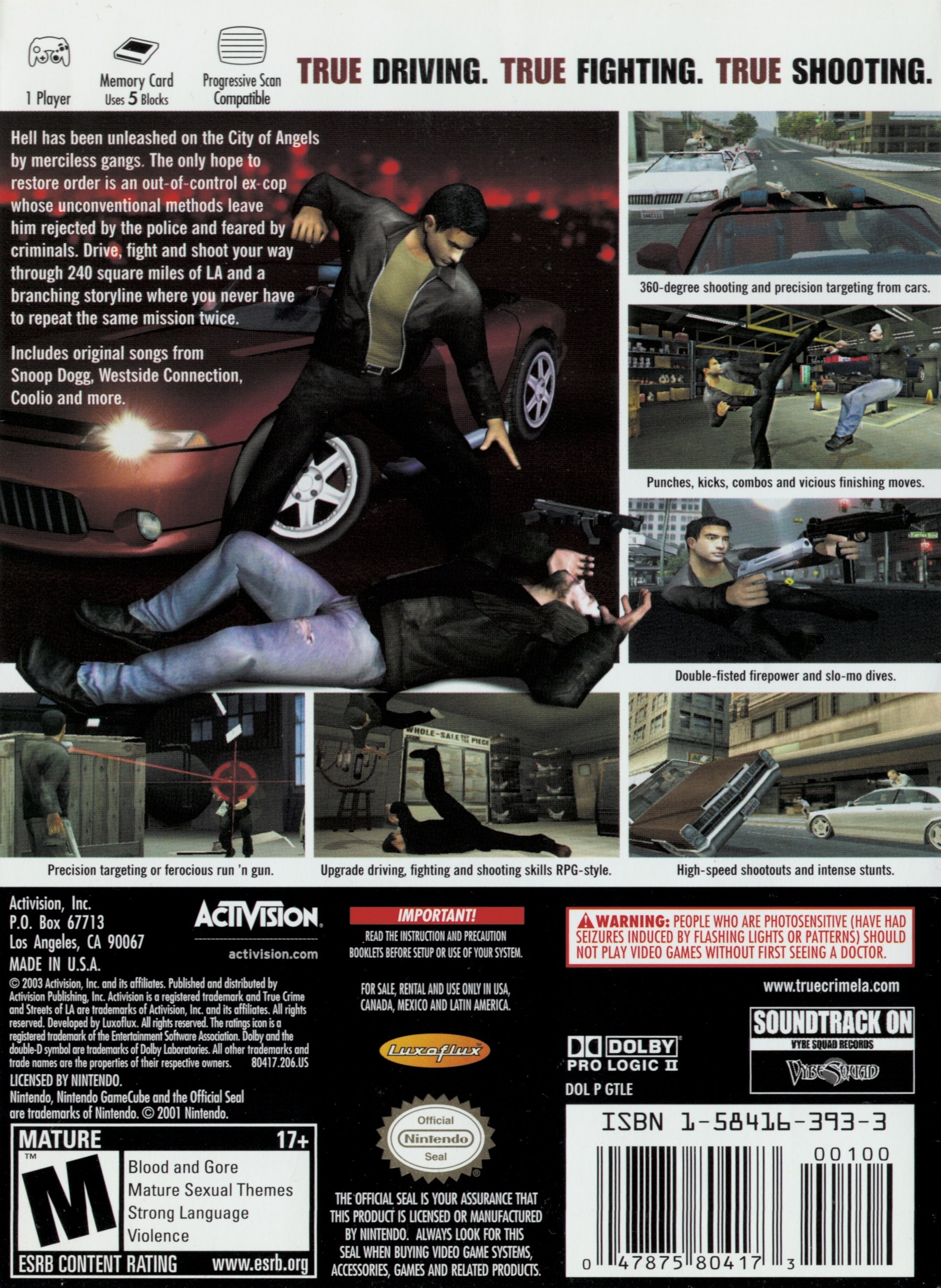 video game True Crime: Streets of LA Image