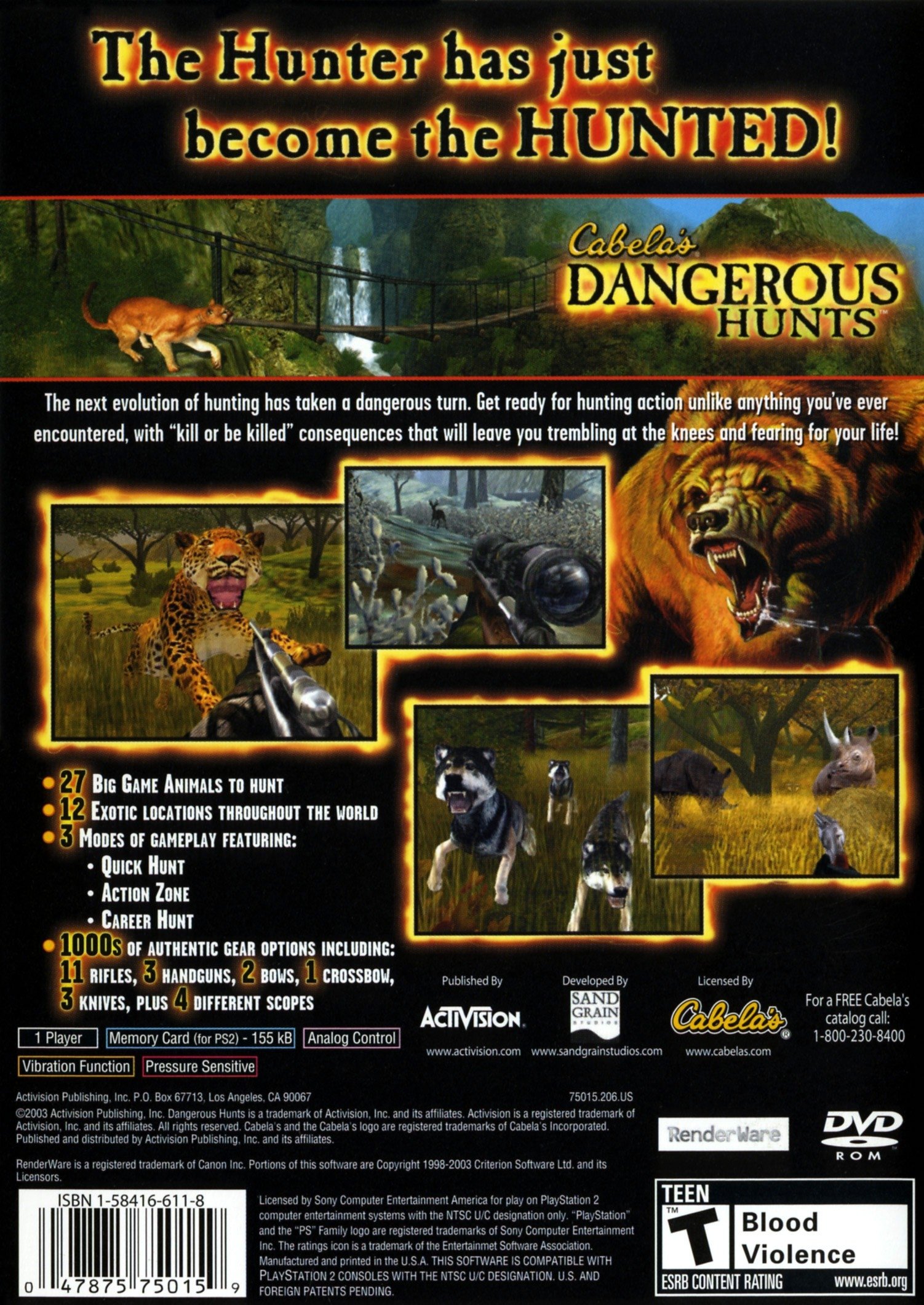 Has a hunt