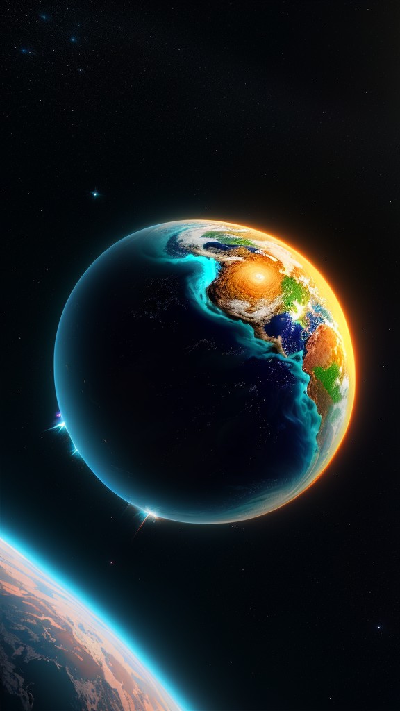 Artistic Earth Picture by mwahaj._.ahmed