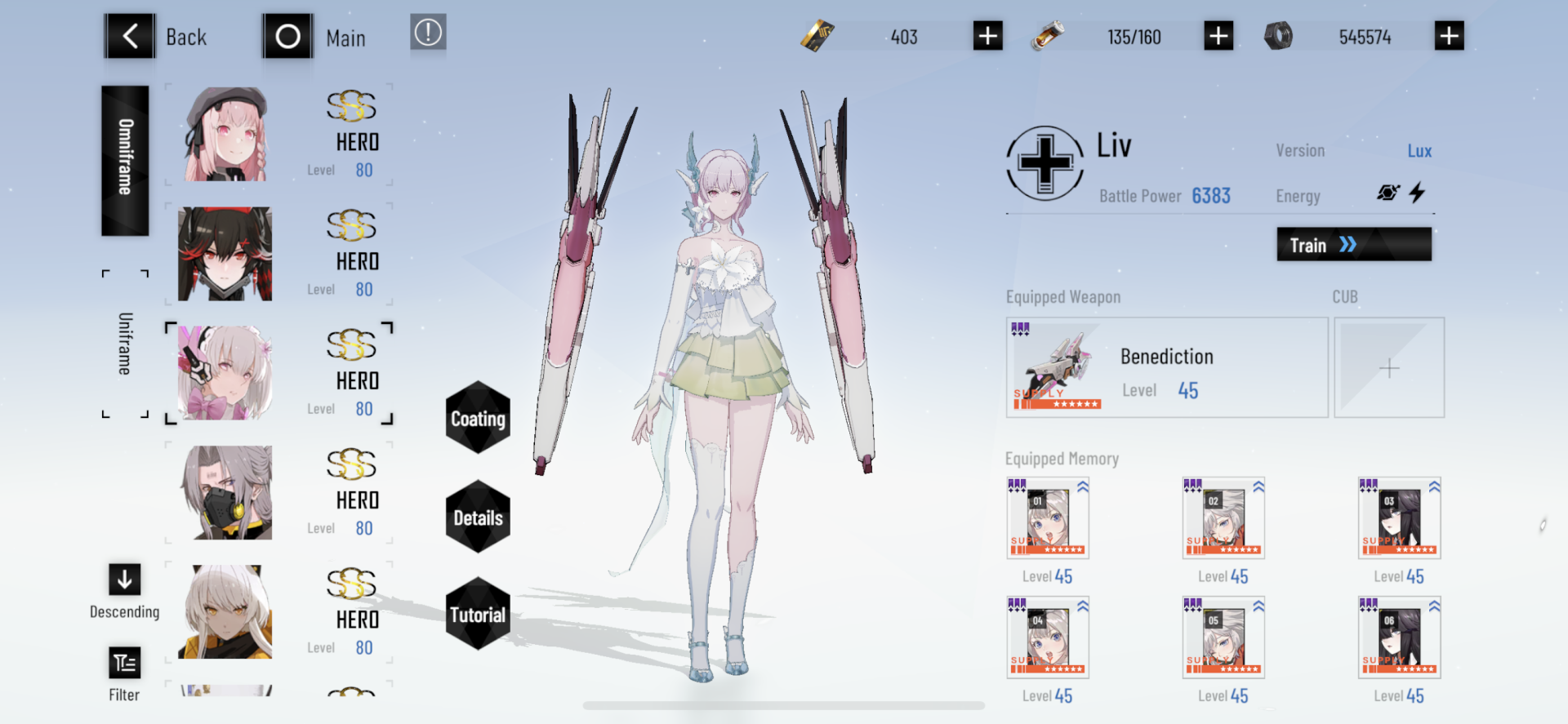 Liv (Punishing: Gray Raven) video game Punishing: Gray Raven Image