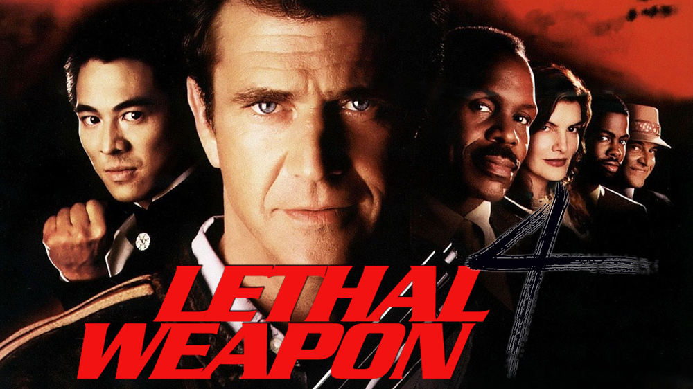 Lethal company википедия. Смертельное оружие 1998. Lethal Weapon 4 1998. Смертельное оружие 4 фильм 1998 Постер. Смертельное оружие 4 (1998) постеры.