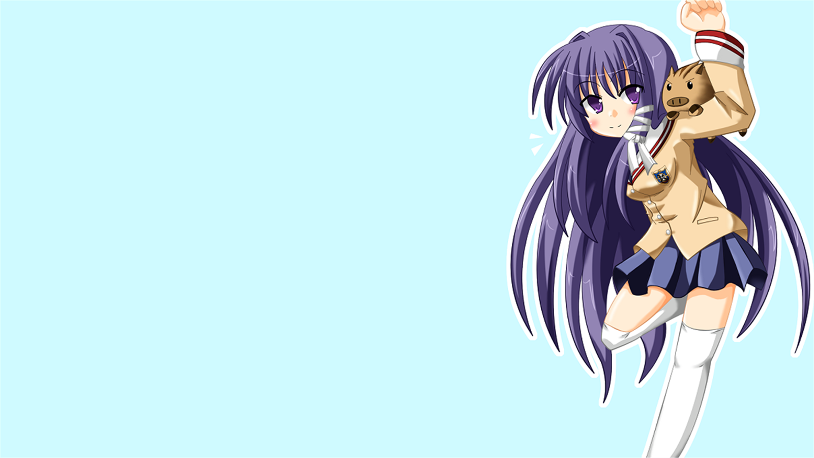Kyou Fujibayashi Botan (Clannad) Anime Clannad Image