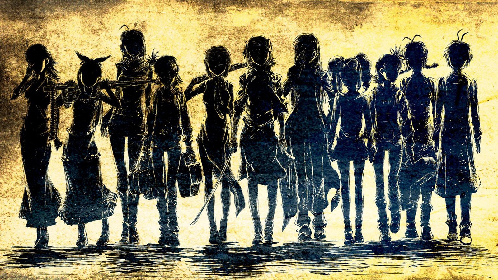 Ritsuko Akizuki Mami Futami Yayoi Takatsuki Chihaya Kisaragi Haruka Amami Yukiho Hagiwara Ami Futami Azusa Miura Iori Minase Miki Hoshii Anime The iDOLM@STER Image
