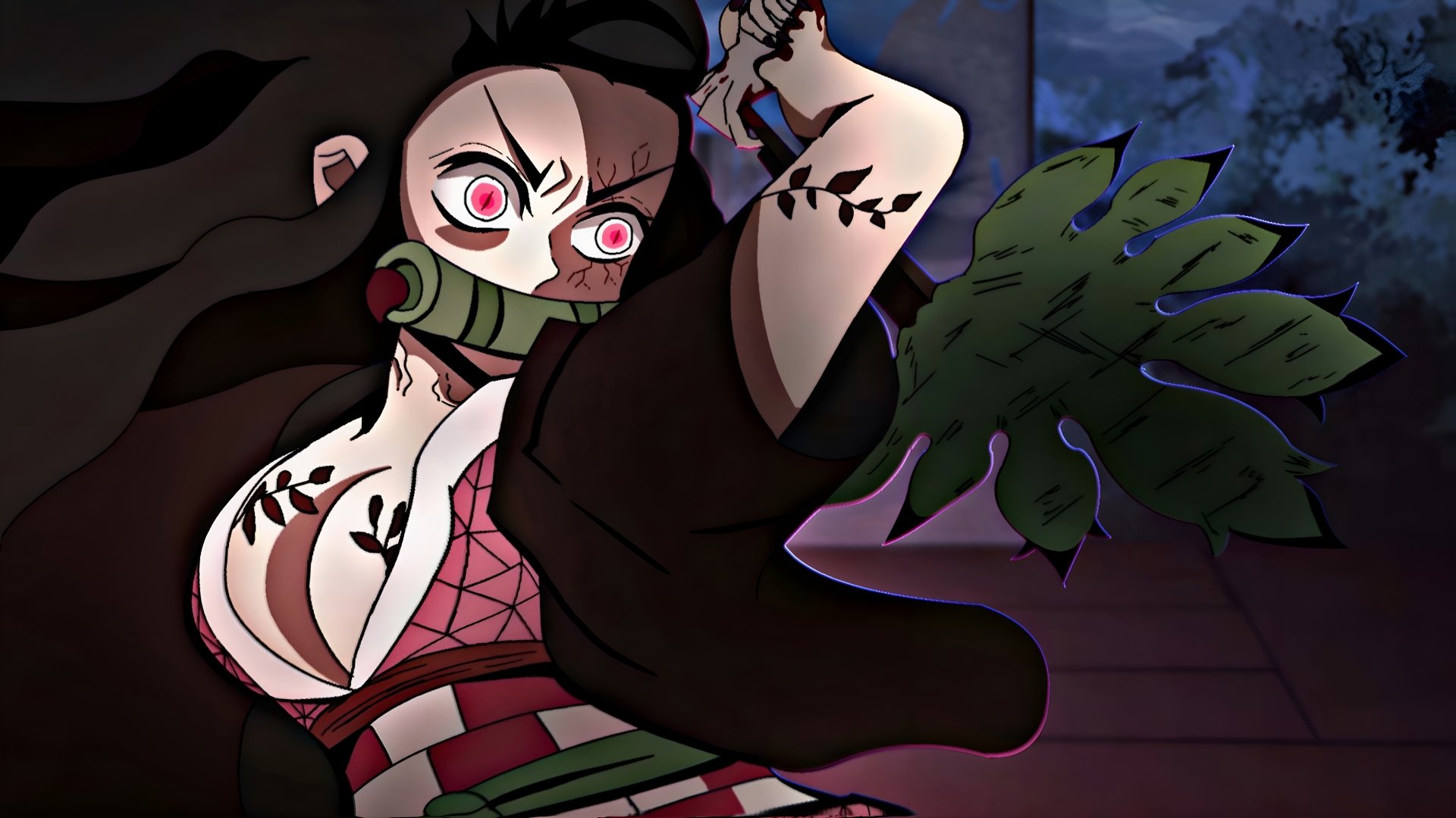  Nezuko vs Hantengu Wallpaper