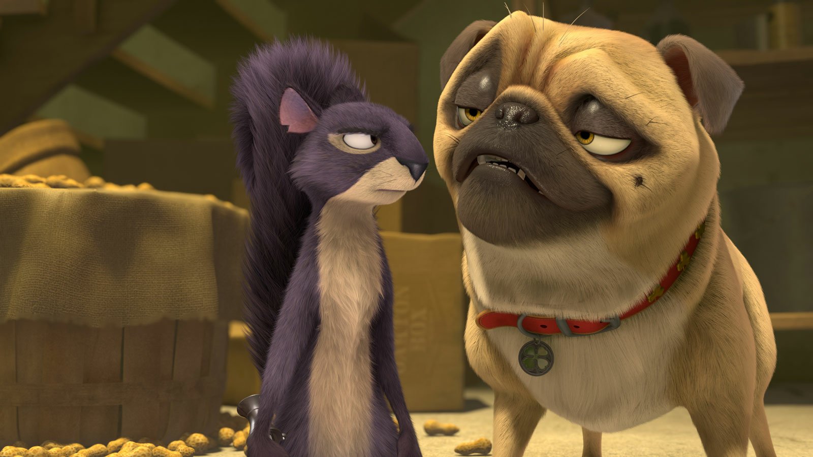dog squirrel movie The Nut Job Image