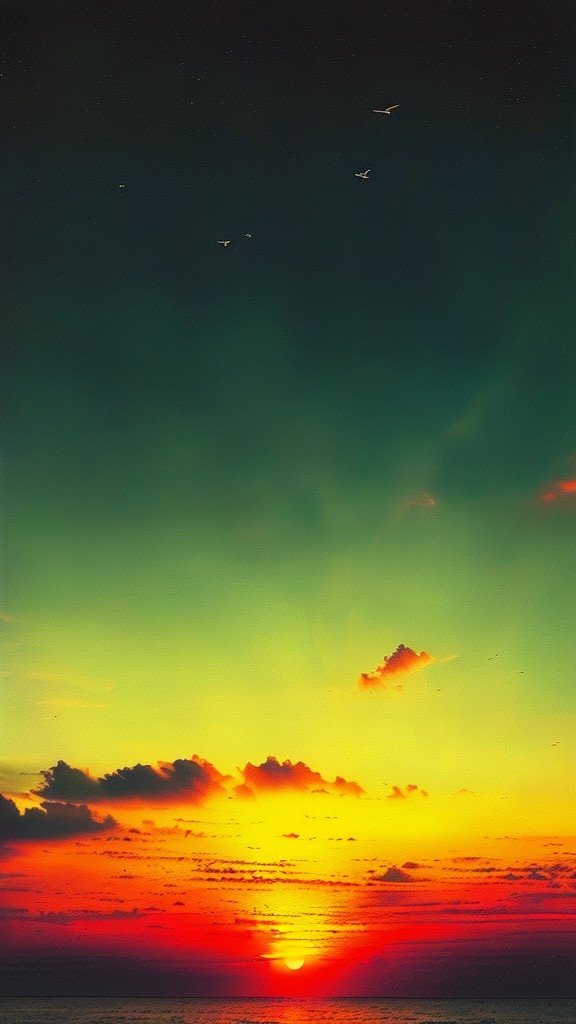  Beautiful sunset by M.WahajAhmed