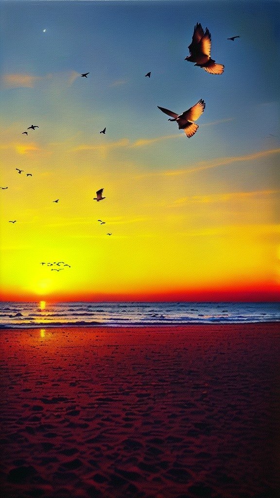  Sunset wallpaper by M.WahajAhmed